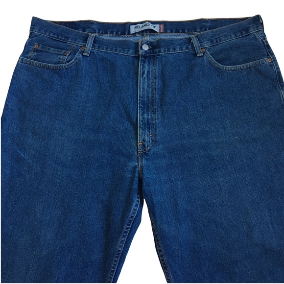 Levi’s 550 Relaxed Fit Medium Wash Blue Denim Jeans 46X30 - Picture 4 of 17